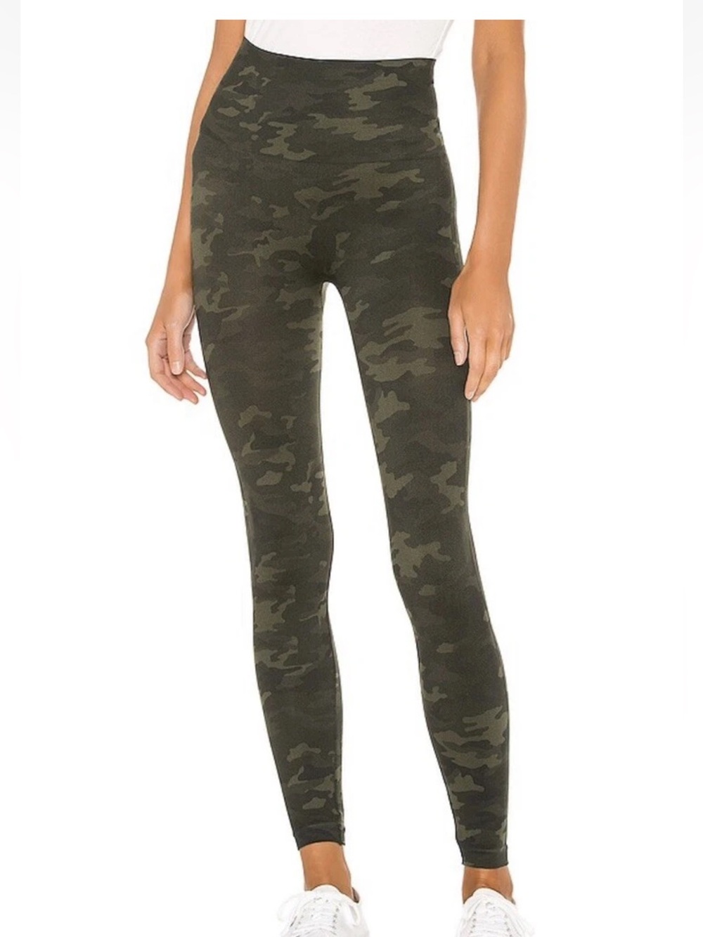 Spanx Look at Me Now Seamless Leggings - FL3515 - Green Camo - Medium